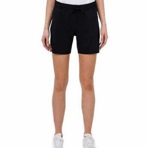 NWT L Tuff Athletics 2-Pack Women’s Pull-On Shorts Black UPF 50+ Hidden Pocket